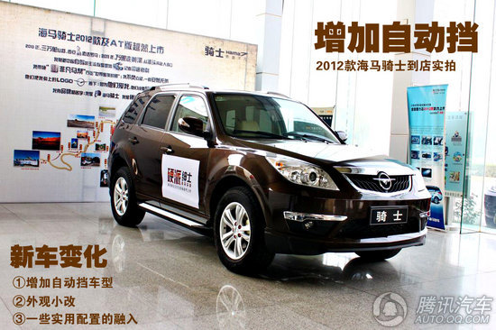 2012款 海馬騎士2.0 自動智能領(lǐng)航型 重點(diǎn)圖解